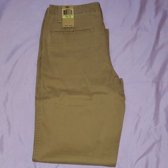 NWT DOCKERS Men/'s Khaki Tan 5 Pocket PACIFIC Straight Leg Pants